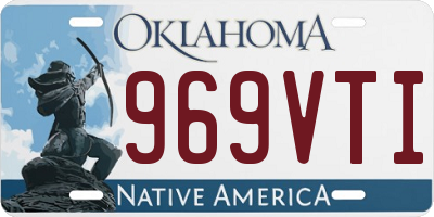 OK license plate 969VTI