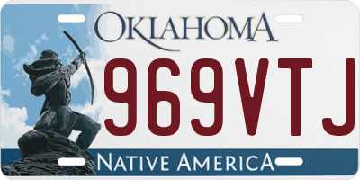 OK license plate 969VTJ