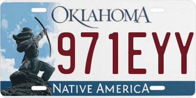 OK license plate 971EYY