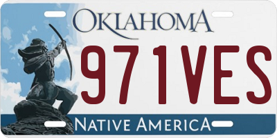 OK license plate 971VES