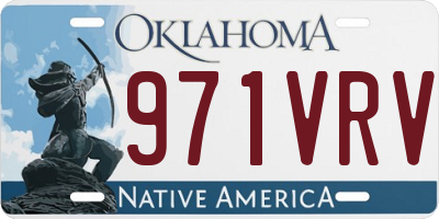 OK license plate 971VRV