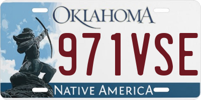 OK license plate 971VSE