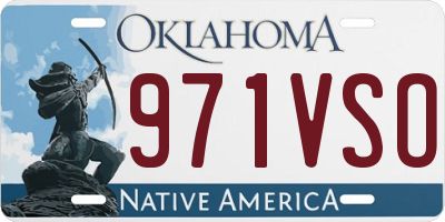 OK license plate 971VSO