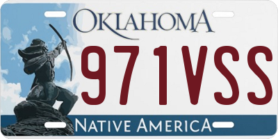 OK license plate 971VSS