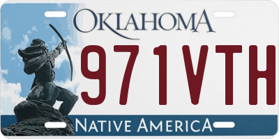 OK license plate 971VTH