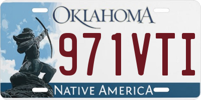 OK license plate 971VTI