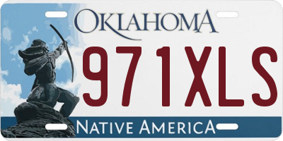 OK license plate 971XLS