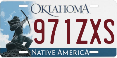 OK license plate 971ZXS