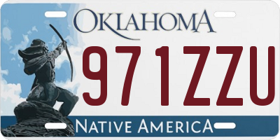 OK license plate 971ZZU