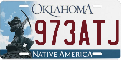 OK license plate 973ATJ