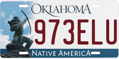 OK license plate 973ELU