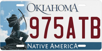 OK license plate 975ATB