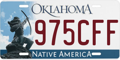 OK license plate 975CFF