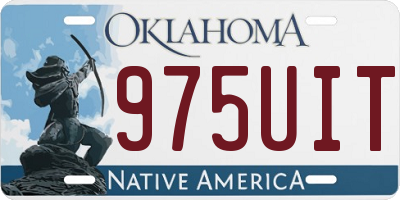 OK license plate 975UIT