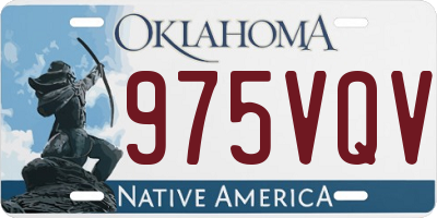 OK license plate 975VQV