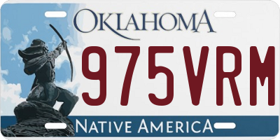 OK license plate 975VRM