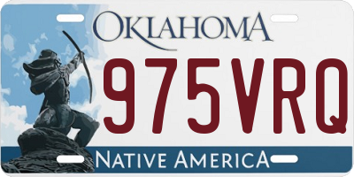 OK license plate 975VRQ