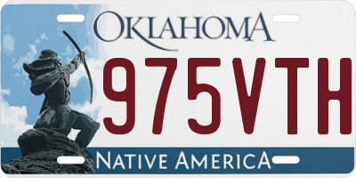 OK license plate 975VTH