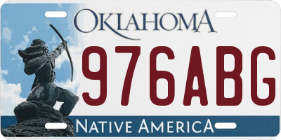 OK license plate 976ABG