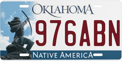 OK license plate 976ABN
