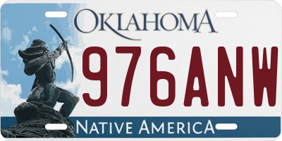 OK license plate 976ANW