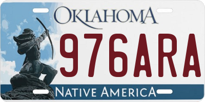 OK license plate 976ARA