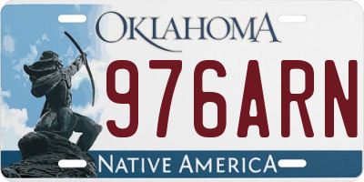 OK license plate 976ARN