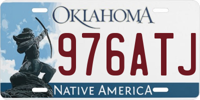 OK license plate 976ATJ