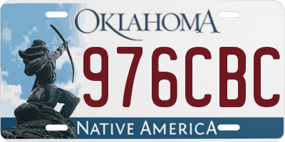 OK license plate 976CBC