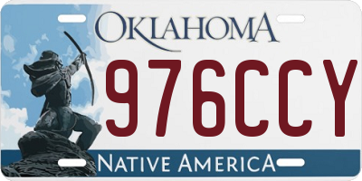 OK license plate 976CCY