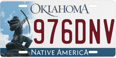 OK license plate 976DNV