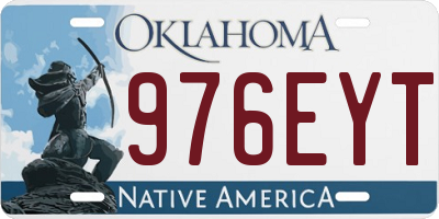 OK license plate 976EYT