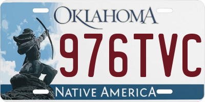 OK license plate 976TVC