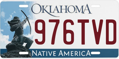 OK license plate 976TVD