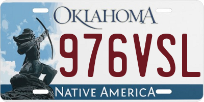 OK license plate 976VSL