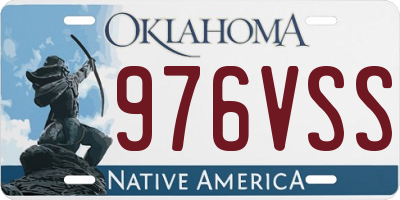 OK license plate 976VSS