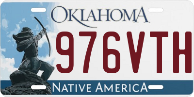 OK license plate 976VTH