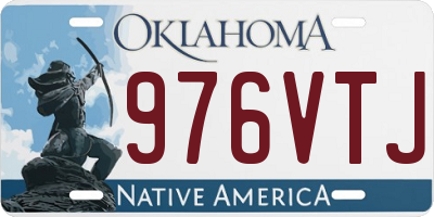 OK license plate 976VTJ