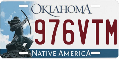 OK license plate 976VTM