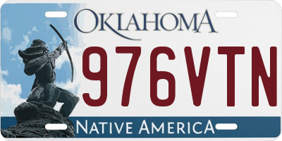 OK license plate 976VTN