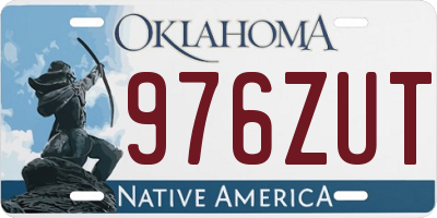 OK license plate 976ZUT