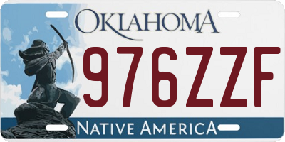 OK license plate 976ZZF