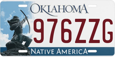 OK license plate 976ZZG