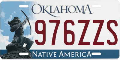 OK license plate 976ZZS