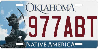 OK license plate 977ABT