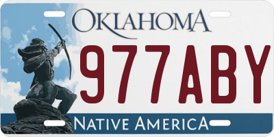 OK license plate 977ABY