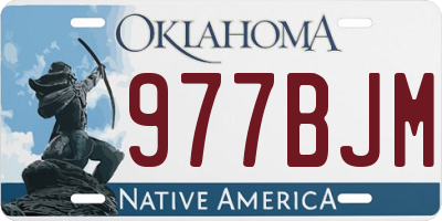 OK license plate 977BJM