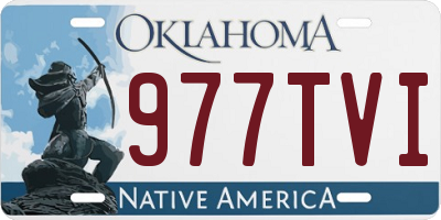 OK license plate 977TVI