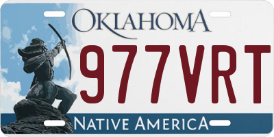 OK license plate 977VRT