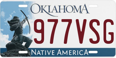 OK license plate 977VSG